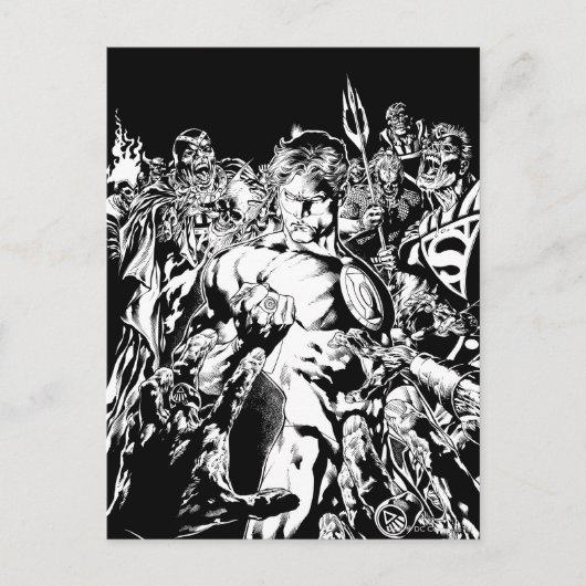 グリーンランタン囲み ポストカード (正面)