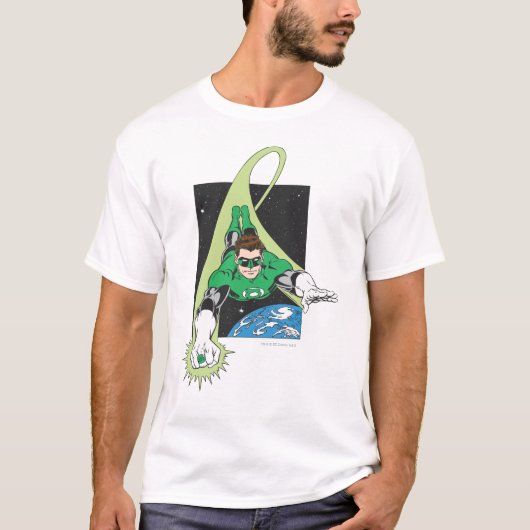 グリーンランタン宇宙 Tシャツ (正面)