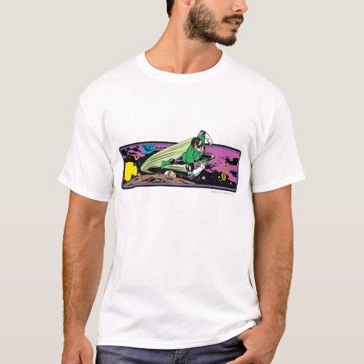 グリーンランタン宇宙 Tシャツ (正面)