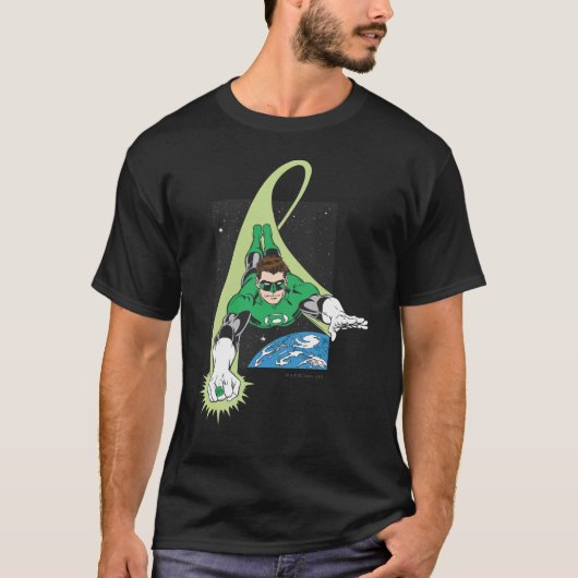 グリーンランタン宇宙 Tシャツ (正面)