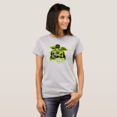 グリーンランタン文字コラージュ – カラー Tシャツ (正面フル)