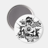 グリーンランタン文字コラージュ マグネット (正面/裏面)