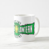 グリーンランタン隊 – グリーンロゴ コーヒーマグカップ (正面右)