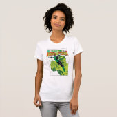 グリーンランタン – アクション漫画カバー Tシャツ (正面フル)