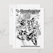 グリーンランタン - シークレットファイルズ アンド オリジンズ カバー、Bl ポストカード (正面/裏面)