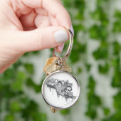 グリーンランタン – ツイスト無垢BW キーホルダー (手)