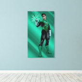 グリーンランタン&リングや輪 キャンバスプリント (インサイチュ (ウッドフロア))