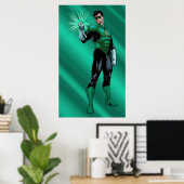 グリーンランタン&リングや輪 ポスター (ホームオフィス)