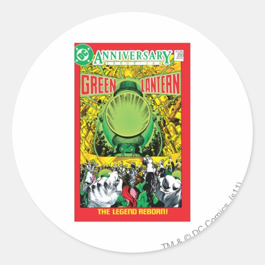 グリーンランタン – 伝説の再生 ラウンドシール (正面)