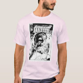 グリーンランタン – 多くのリングや輪、白黒 Tシャツ (正面)