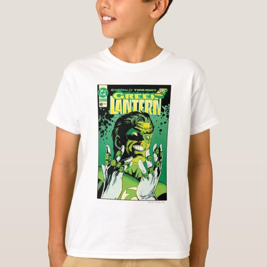 グリーンランタン – 多くのリングや輪 Tシャツ (正面)