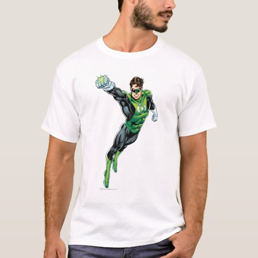 グリーンランタン – 漫画、アームアウト Tシャツ (正面)