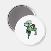 グリーンランタン – 漫画、アームレイズ マグネット (正面/裏面)