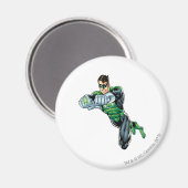 グリーンランタン – 漫画、両腕を前方 マグネット (正面/裏面)