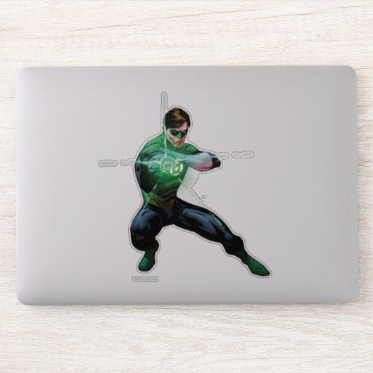 グリーンランタン&白熱［赤熱］光を放つリングや輪 シール (コンピューター)