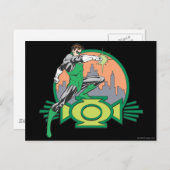 グリーンランタン&街並み ポストカード (正面/裏面)