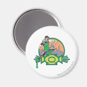 グリーンランタン&街並み マグネット (正面/裏面)