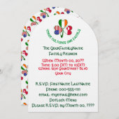 グリーンランダーアイリッシュアメリカンシャムロックファミリー懇親会 招待状 (正面/裏面)