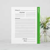 グリーンランチ両面レシピページ (スタンド正面)