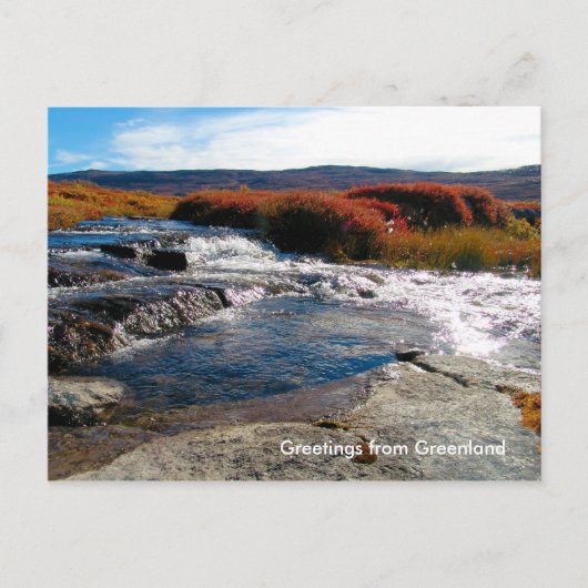グリーンランドからの挨拶17 ポストカード (正面)