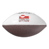 グリーンランドとグリーンランドパーソナライズされた国旗 アメリカンフットボール (回転270)