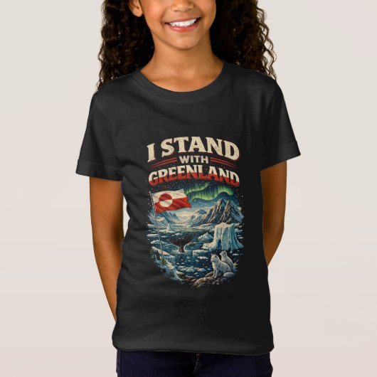 グリーンランドと共に Tシャツ (正面)