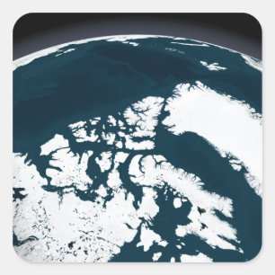 グリーンランドと北極圏の海 スクエアシール
