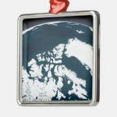 グリーンランドと北極圏の海 メタルオーナメント (左)