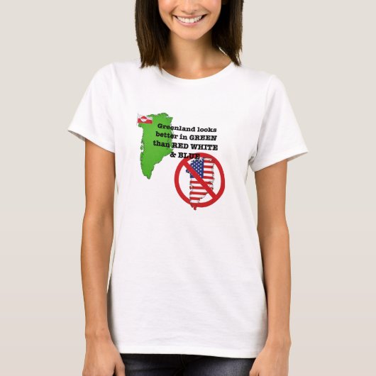 グリーンランドに干渉するな Tee Tシャツ (正面)