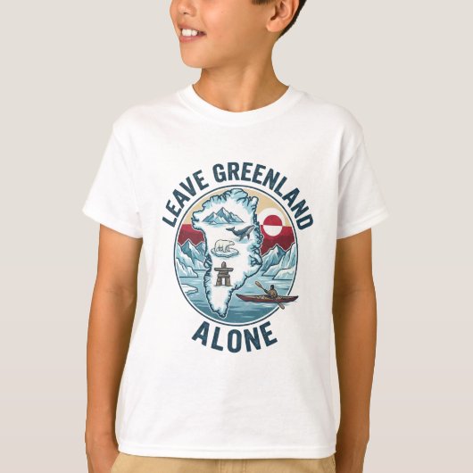 グリーンランドに手を出すな Tシャツ (正面)