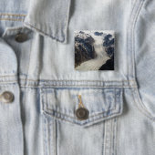 グリーンランドのソンドレストロム氷河 缶バッジ (インサイチュ)