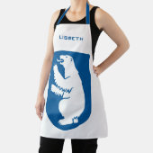 グリーンランドのヴィンテージ デンマーク王室紋章 エプロン (インサイチュ)