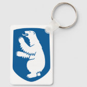 グリーンランドのヴィンテージ デンマーク王室紋章 キーホルダー (裏面)