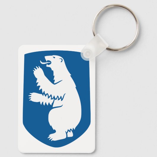 グリーンランドのヴィンテージ デンマーク王室紋章 キーホルダー (裏面)