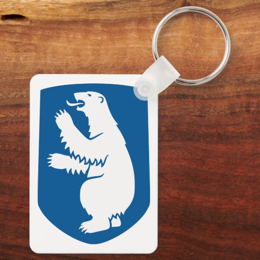 グリーンランドのヴィンテージ デンマーク王室紋章 キーホルダー (裏面)