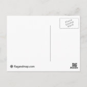 グリーンランドの旗の郵便はがき ポストカード (裏面)