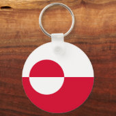 グリーンランドの旗 キーホルダー (正面)