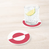 グリーンランドの旗 コースター (側面)