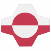 グリーンランドの旗 サッカーボール (フラット)