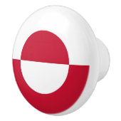 グリーンランドの旗 セラミックノブ (右)