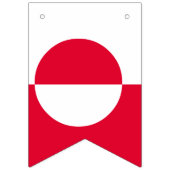 グリーンランドの旗 バンティングフラッグ (第2の旗)