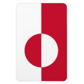 グリーンランドの旗 マグネット (縦)