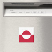 グリーンランドの旗 マグネット (インサイチュ (食洗機))