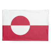 グリーンランドの旗 枕カバー (裏面)