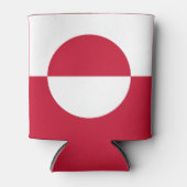 グリーンランドの旗 缶クーラー (正面)