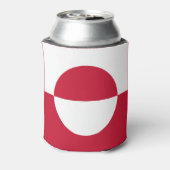 グリーンランドの旗 缶クーラー (缶裏面)