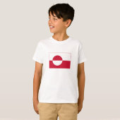 グリーンランドの旗 Tシャツ (正面フル)