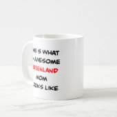 グリーンランドの母、すばらしい コーヒーマグカップ (正面左)