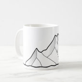 グリーンランドの氷山 コーヒーマグカップ (正面左)