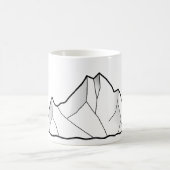 グリーンランドの氷山 コーヒーマグカップ (中央)